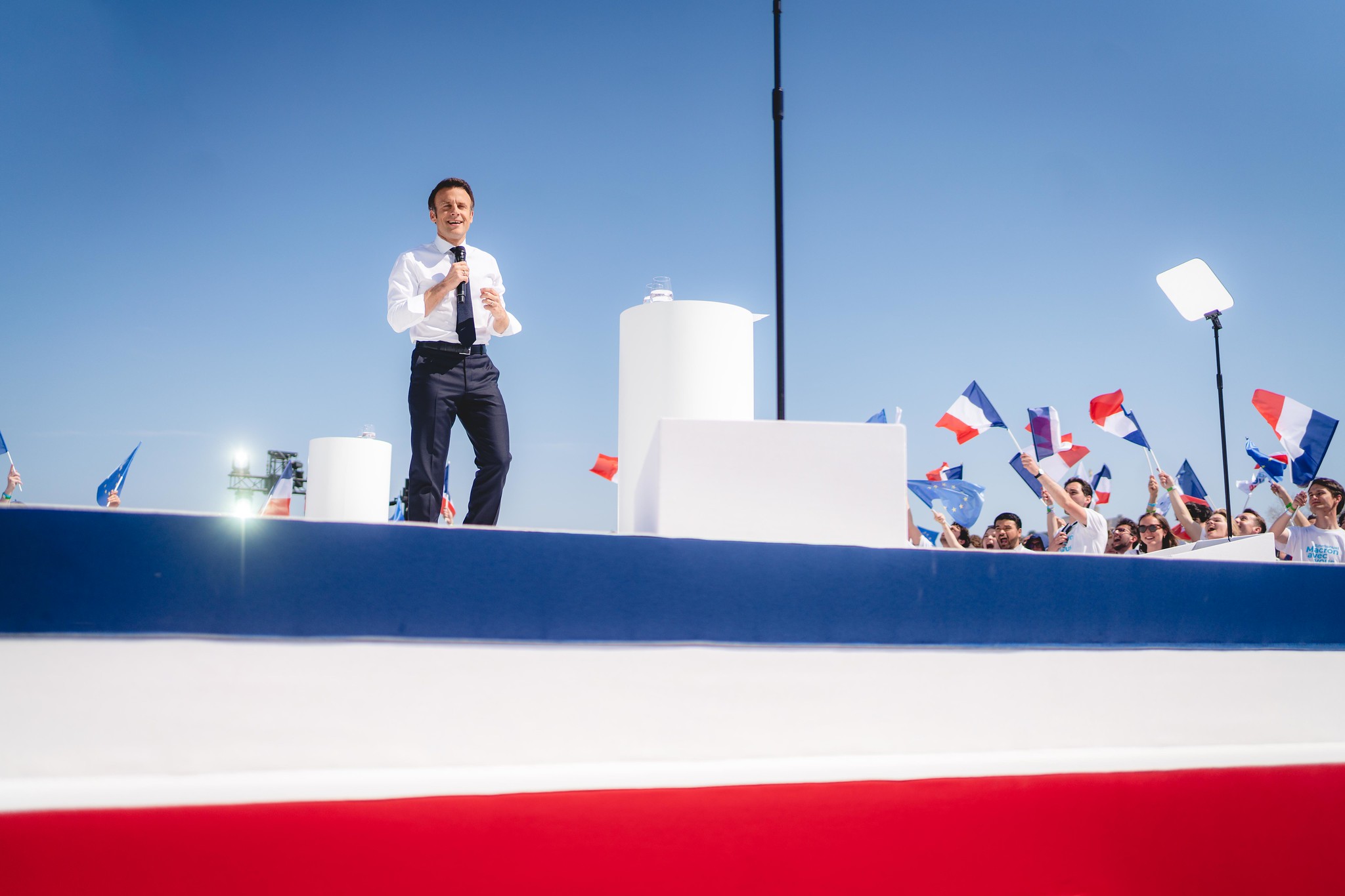 Réunion publique d’Emmanuel Macron à Marseille — photo 1